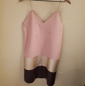 Zara Pleather Matte cocktail dress